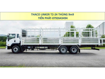 Xe tải THACO LINKER T2-24 Tải Trọng 15 Tấn Thùng 9m9 Mui Bạt
