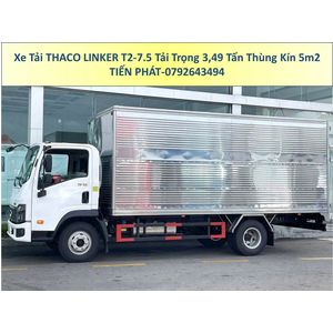 Xe Tải Thaco Linker T2-7.5 Tải Trọng 3,49 Tấn Thùng Kín 5m2