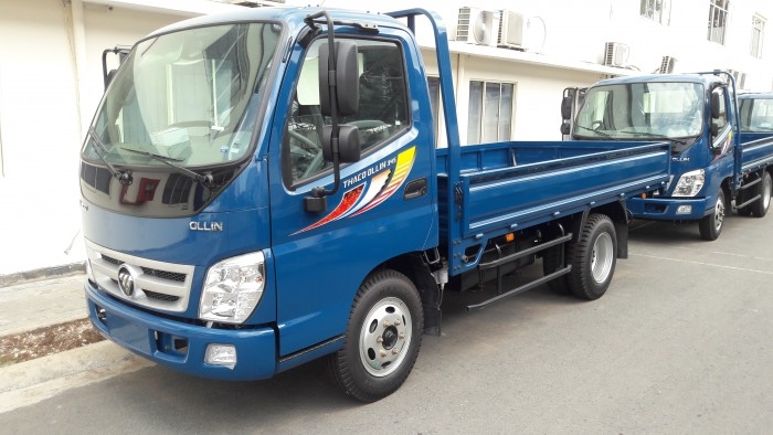 Xe tải Thaco Ollin 345 - Thùng lửng - Tải 2,4 tấn / 3,49 tấn