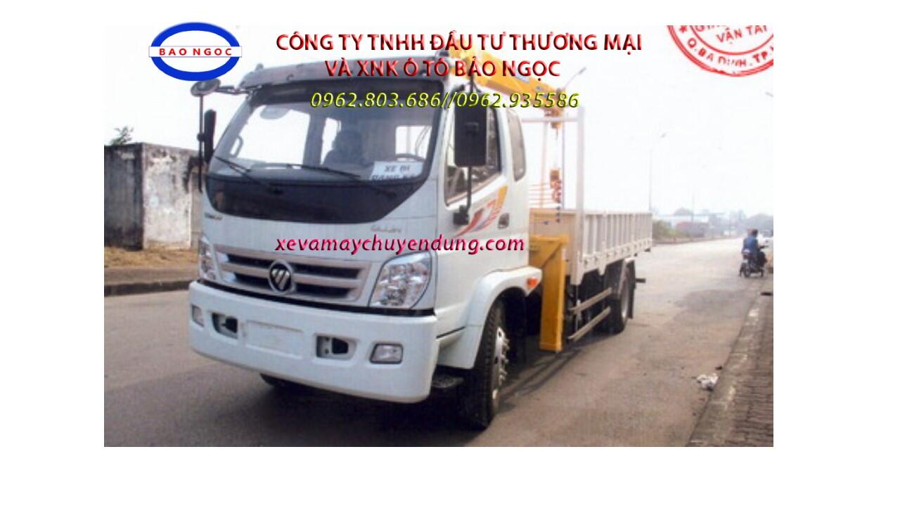 XE TẢI THACO OLLIN 700 A GẮN CẨU SOSAN 5 TẤN 3 ĐỐT