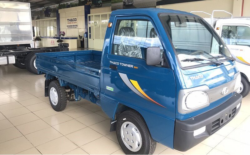 Xe tải Thaco Towner 800A - Thùng lửng - Tải 990kg