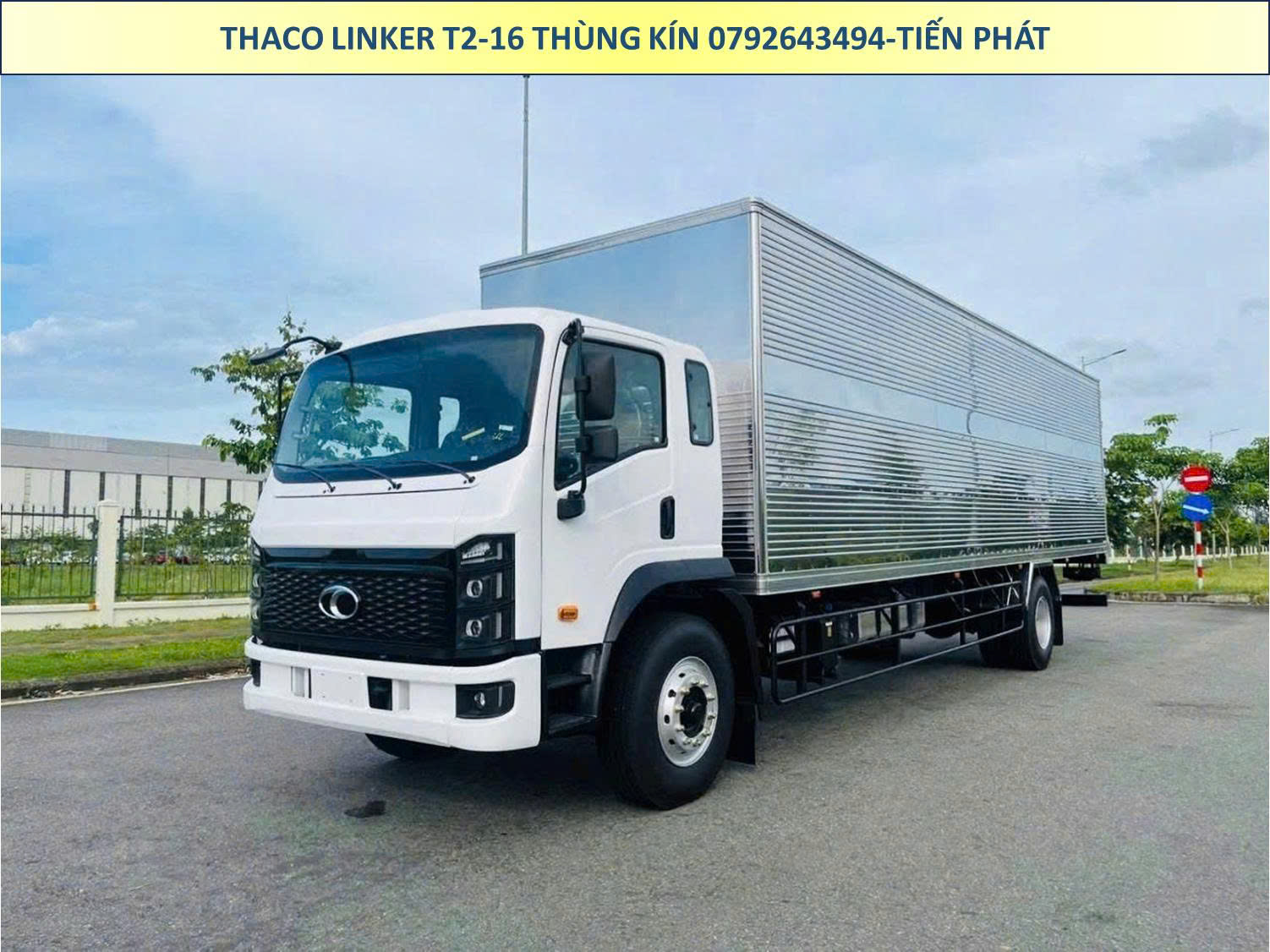 Xe tải Thùng dài 9m9 Thaco Linker T2-16 Thùng Kín Tải Trọng 7,8 Tấn.