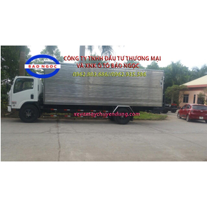 Xe tải isuzu Vĩnh Phát 8 tấn thùng kín inox