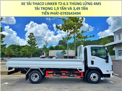 Xe Tải Thùng Lửng 4m5 Tải 2 Tấn Và 3,5 Tấn Thaco Linker T2-6.5 Mới Nhất