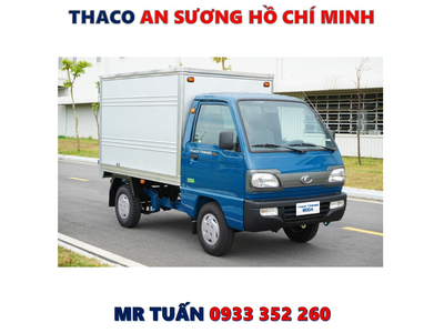 XE TẢI TOWNER 800A THÙNG KÍN TẢI 850 KG MỚI NHẤT