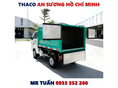 XE TẢI TOWNER 800A CHỞ RÁC TẢI 620 KG MỚI NHẤT