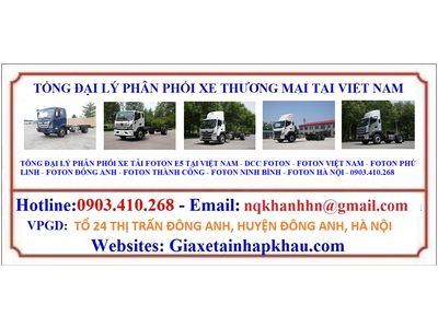 Xe tải trung Foton Auman C160 Thùng Lửng - Hotline 0903.410.268