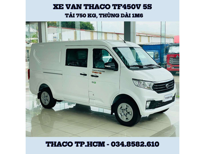 XE TẢI VAN 5 CHỖ THÙNG DÀI 1,6 MÉT - THACO TF450V 5S