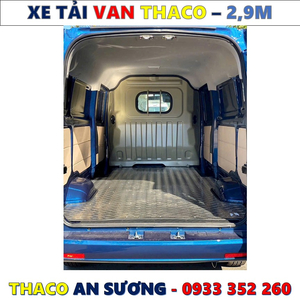 XE VAN THÙNG 2,9 MÉT GIÁ LĂN BÁNH MỚI NHẤT