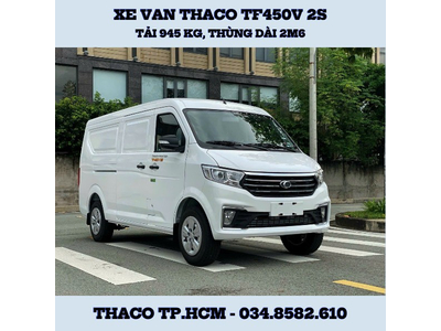 XE TẢI VAN 2 CHỖ THÙNG DÀI 2,6 MÉT - THACO TF450V 2S