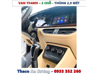 XE TẢI VAN TF480V 2 CHỖ THÙNG 2,9 MÉT MỚI NHẤT