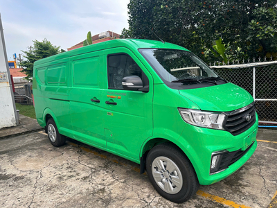 THACO FRONTIER TF480V2S SƠN MÀU XANH LÁ THÙNG DÀI 2m9