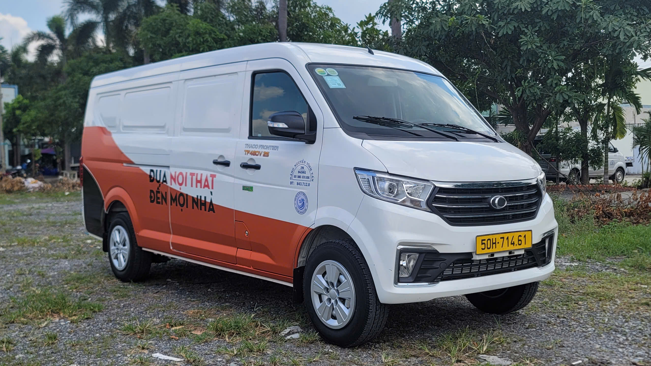 Xe Tải Van Thaco TF480 2 Chỗ Thùng Dài 2.9 Mét Cũ Đời 2024 Chạy 4000km