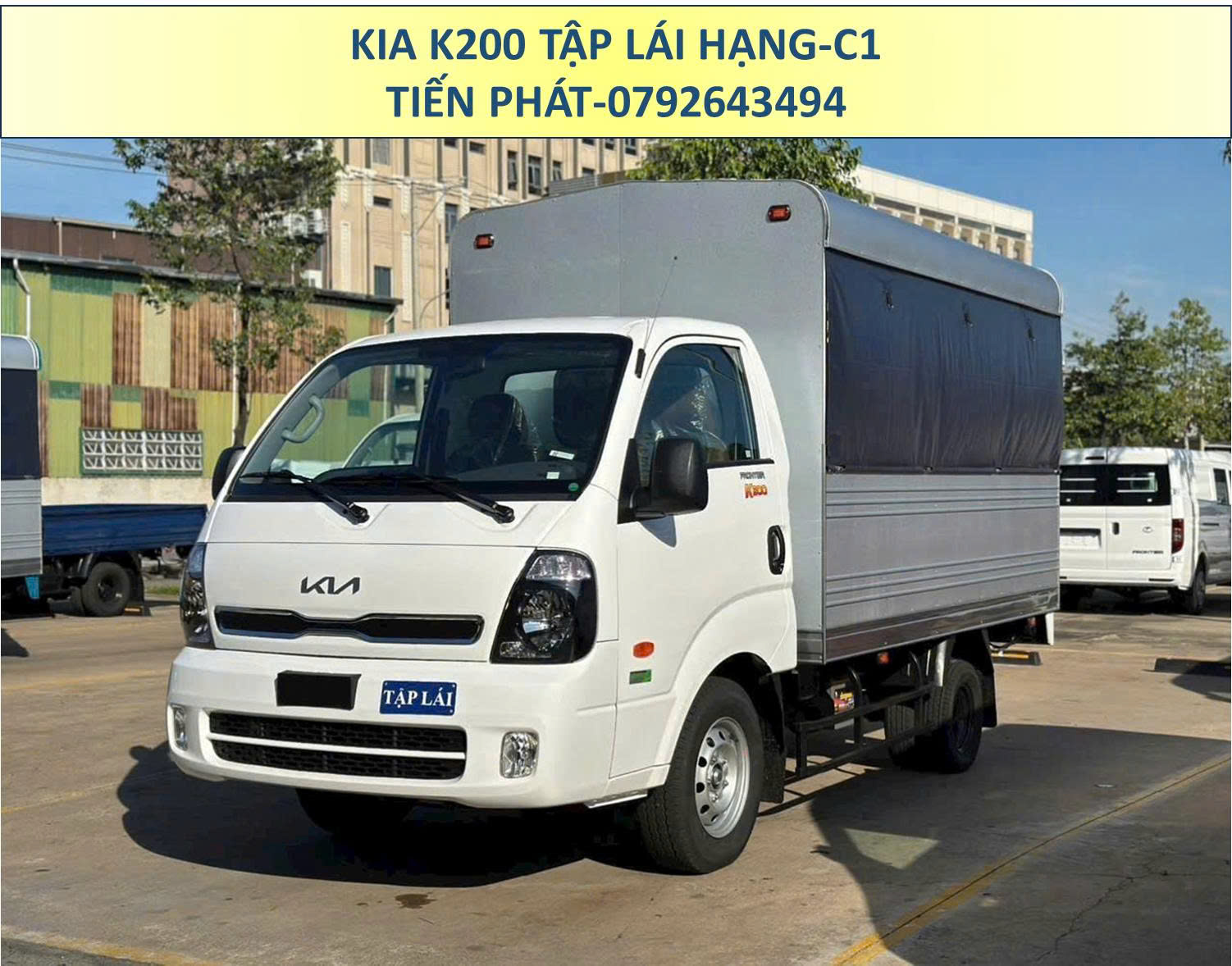 Xe Tập Lái KIA K200 Đạt Tiêu Chuẩn Đào Tạo Bằng Lái Hạng C1 Mới Nhất