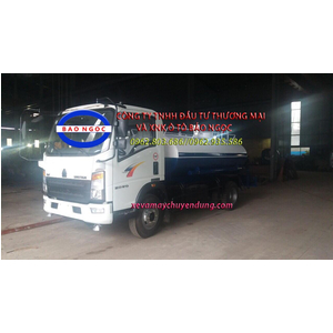 Xe téc 6 khối phun nước tưới cây rửa đường howo