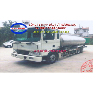 Xe téc chở dầu ăn 15 khối hyundai hd210