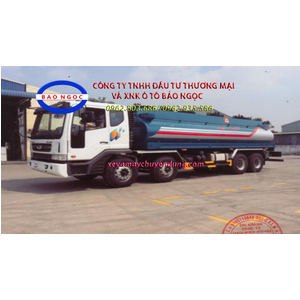 Xe téc chở xăng dầu 21 khối daewoo 4 chân