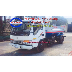 Xe téc chở xăng dầu 3 khối cấp lẻ Chiến Thắng