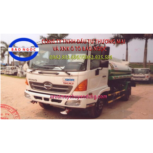 Xe téc nước 6 khối HINO FC phun nước tưới cây rửa đường