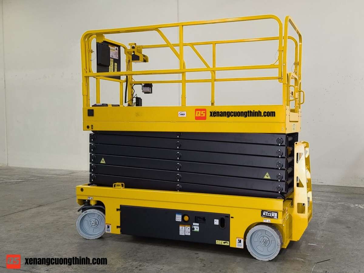 Xe Thang Nâng Người Cắt Kéo 10m | Xe Nâng Cường Thịnh