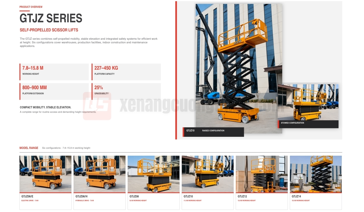 Xe Thang Nâng Người Nhập Khẩu Chính Hãng QSLift | Xe Nâng Cường Thịnh