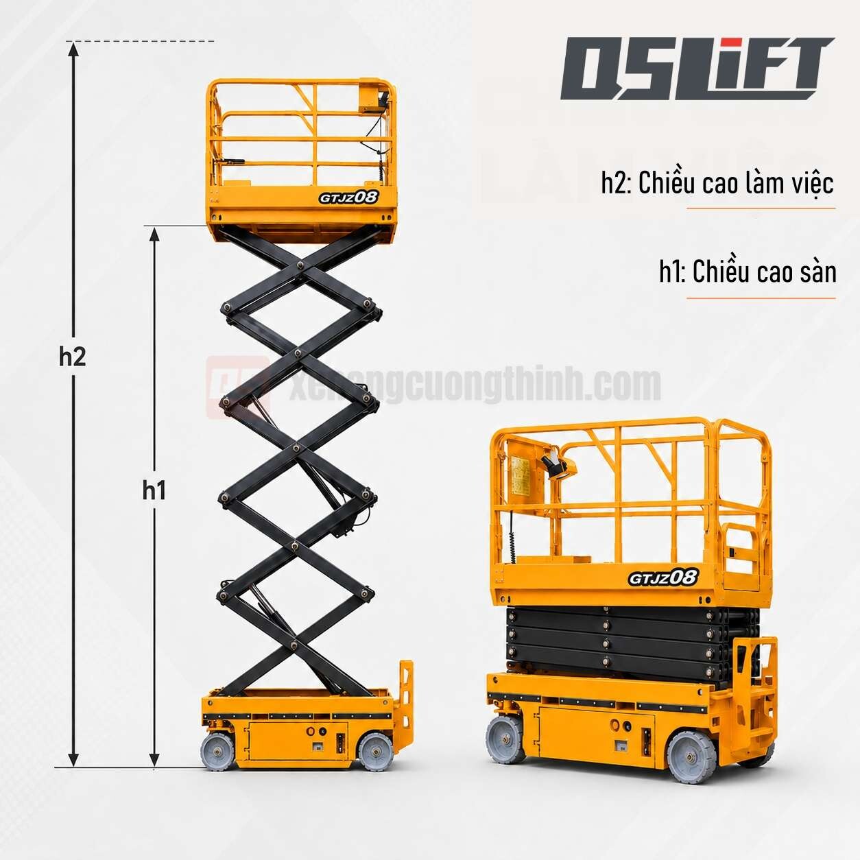 Xe Thang Nâng Người Nhập Khẩu Chính Hãng QSLift | Xe Nâng Cường Thịnh
