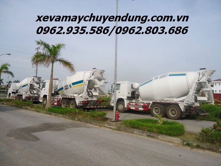 XE TRỘN BÊ TÔNG 10 M3 HOWO 336 HP