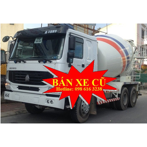 Bán xe trộn bê tông 10 m3 khối Howo Trung Quốc 2010 cũ đã qua sử dụng