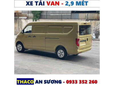 GIÁ XE TẢI VAN THACO THÙNG 2,9 MÉT MỚI NHẤT