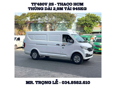 XE TẢI VAN 2 CHỖ THÙNG DÀI 2,9 MÉT - THACO TF480V 2S