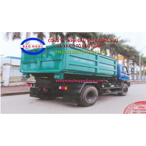 Xe chở rác thùng rời 9 khối (m3) hooklift Thaco FD1600