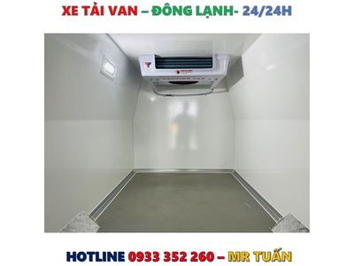 GIÁ XE TẢI VAN ĐÔNG LẠNH TẢI 770 KG MỚI NHẤT