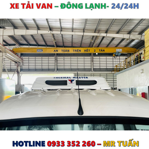 GIÁ XE TẢI VAN ĐÔNG LẠNH TẢI 770 KG MỚI NHẤT