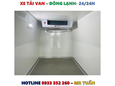 GIÁ XE TẢI VAN ĐÔNG LẠNH TẢI 770 KG MỚI NHẤT