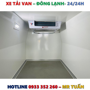 GIÁ XE TẢI VAN ĐÔNG LẠNH TẢI 770 KG MỚI NHẤT