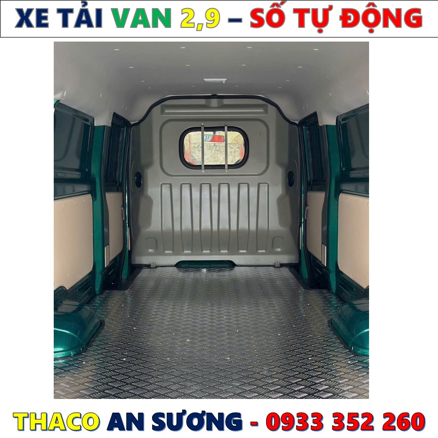 GIÁ XE TẢI VAN THACO SỐ TỰ ĐỘNG TF480V THÙNG 2,9 MÉT
