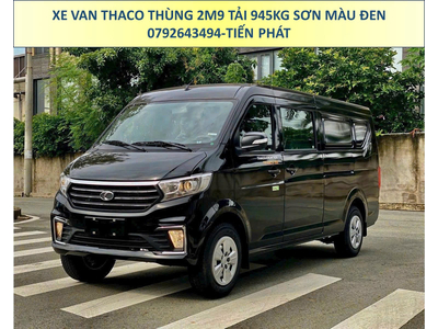 Xe Van Thaco Thùng 2m9 Tải 945Kg Sơn Màu Đen Tiêu Chuẩn Chạy 24/24 TP.HCM