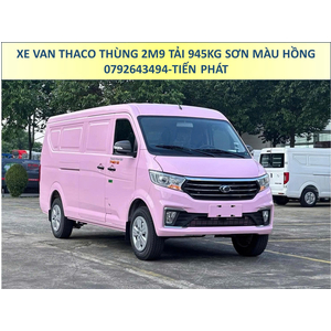 Xe Van Thaco Thùng 2m9 Tải 945Kg Sơn Màu Hồng Chạy 24/24 TP.HCM