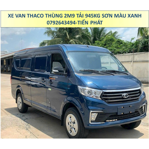 Xe Van Thaco Thùng 2m9 Tải 945Kg Sơn Màu Xanh Tiêu Chuẩn Chạy 24/24 TP.HCM