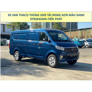 Xe Van Thaco Thùng 2m9 Tải 945Kg Sơn Màu Xanh Tiêu Chuẩn Chạy 24/24 TP.HCM