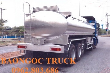 Xe xitec 5 chân thaco auman chở 22000 lít dầu ăn