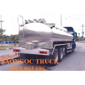 Xe bồn 5 chân thaco auman chở 22 khối dầu ăn