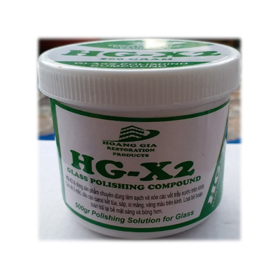 Xi đánh bóng kính, xoá xước kính HG X2 glass polishing compount 500 gr