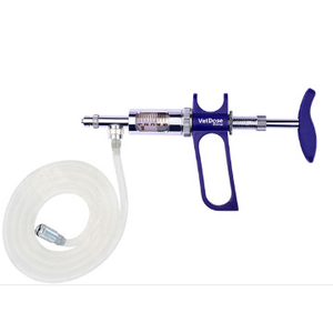 Xi lanh tự động, bơm tiêm tự động, xi lanh thú y tự động, Vetdose, The VetDose Prime Feed Tube Set 1ml (FTS), Xi lanh tự động Socorex gắn dây