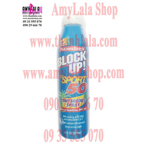 Xịt chống nắng đa Vitamin Block Up® Dry Sport SPF50 - 0933555070 - 0902966670 - www.amylalashop.com