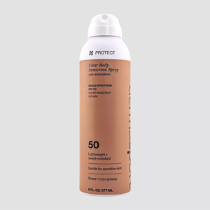 XỊT CHỐNG NẮNG THỂ THAO DERMASPORT SPF 50 CLEAR BODY SUNSCREEN SPRAY