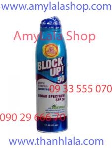 Xịt chống nắng trắng da Block Up!® Broad Spectrum Sunscreen SPF50 - 0933555070 - 0902966670