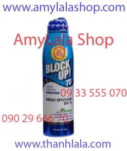 Xịt chống nắng trắng da Block Up!® Broad Spectrum Sunscreen SPF70 - 0933555070 - 0902966670