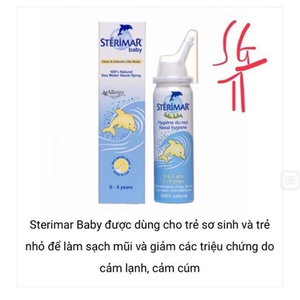 Xịt Muối Biển STERIMA Cá Heo Vàng 100ml