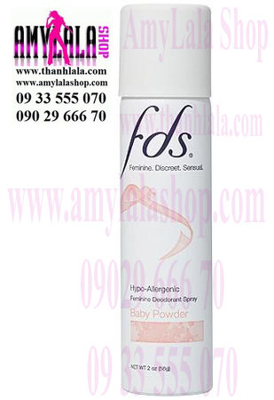 Xịt thơm vùng kín phụ nữ FDS Feminine Deodorant Spray Baby Powder - 0933555070 - 0902966670